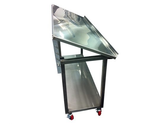 Roll Up Infeed Side Table