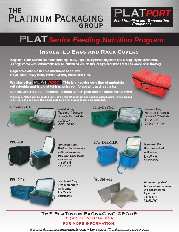 Insulated Bags Rack Covers Flyer