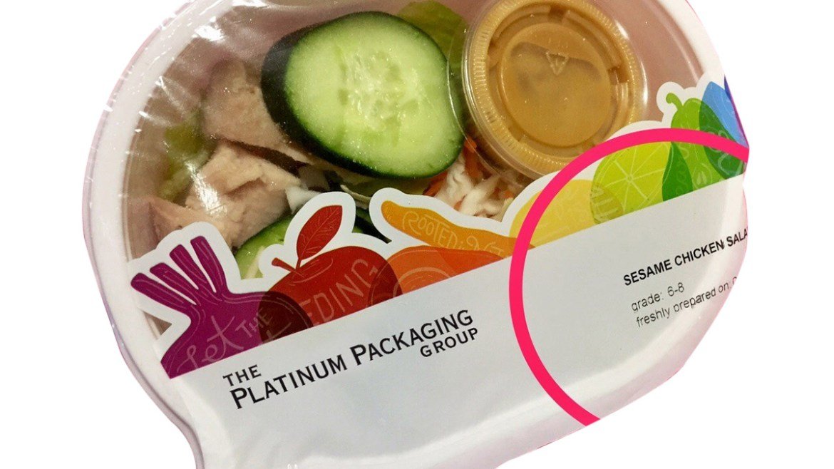 Example of Thermal printing on lidding film