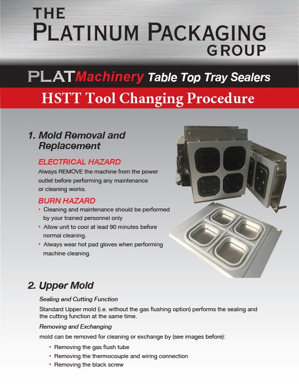 PG HSTT Tool Changing Procedure Flyer