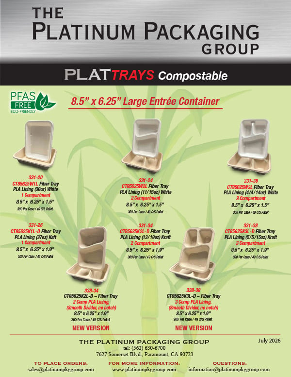 PG 8.5x6.25 Entree Containers